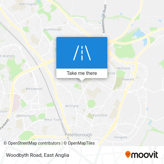 Woodbyth Road map