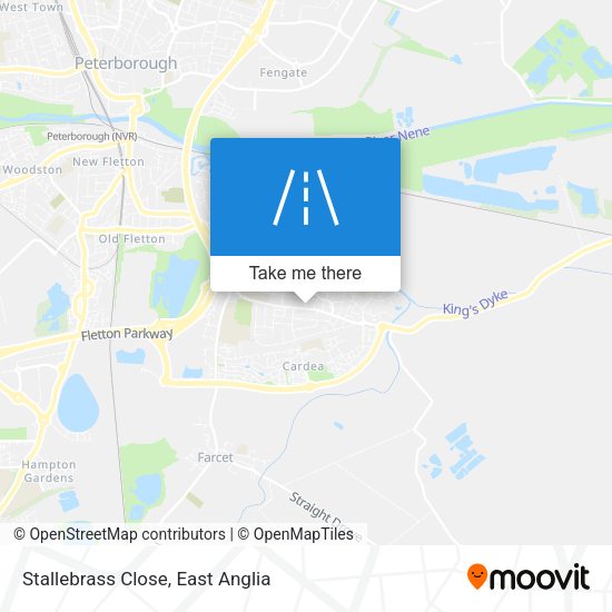 Stallebrass Close map