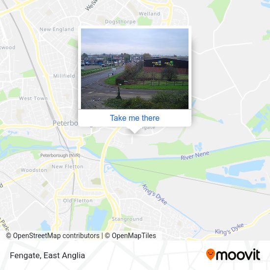 Fengate map