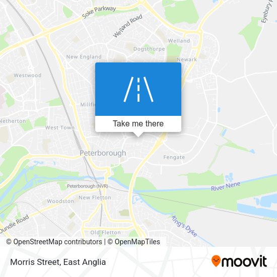 Morris Street map