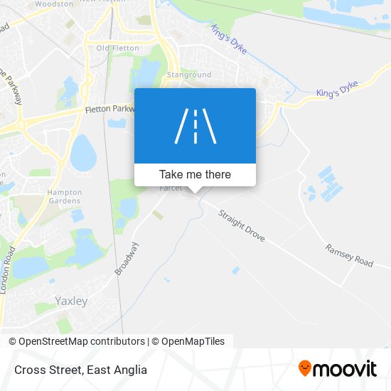 Cross Street map