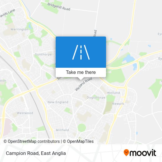Campion Road map