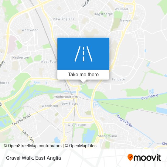 Gravel Walk map