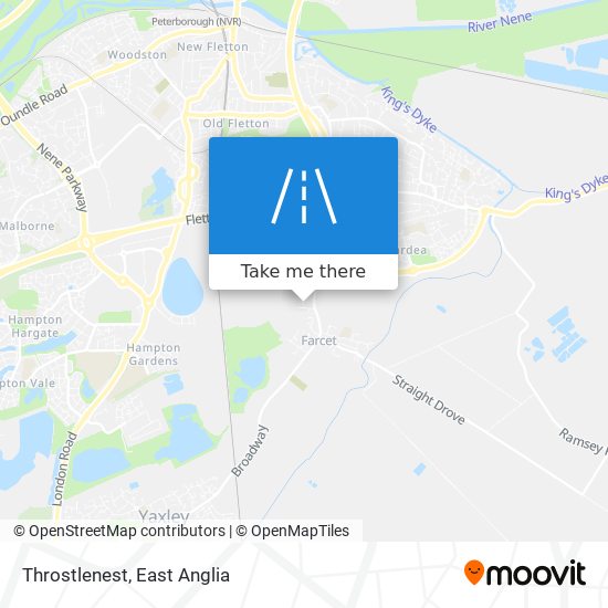 Throstlenest map