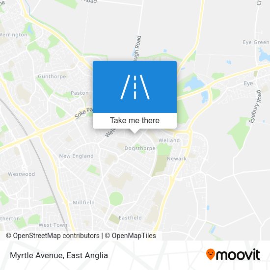 Myrtle Avenue map