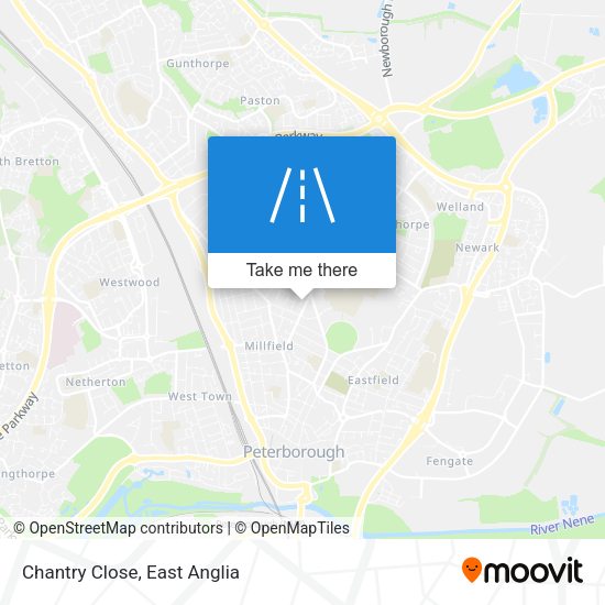 Chantry Close map