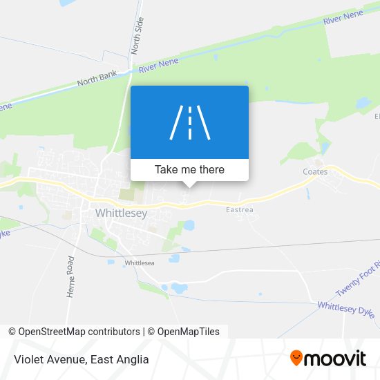 Violet Avenue map