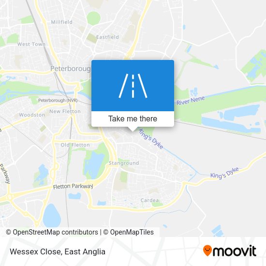 Wessex Close map