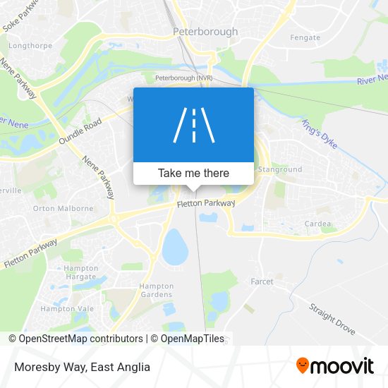 Moresby Way map