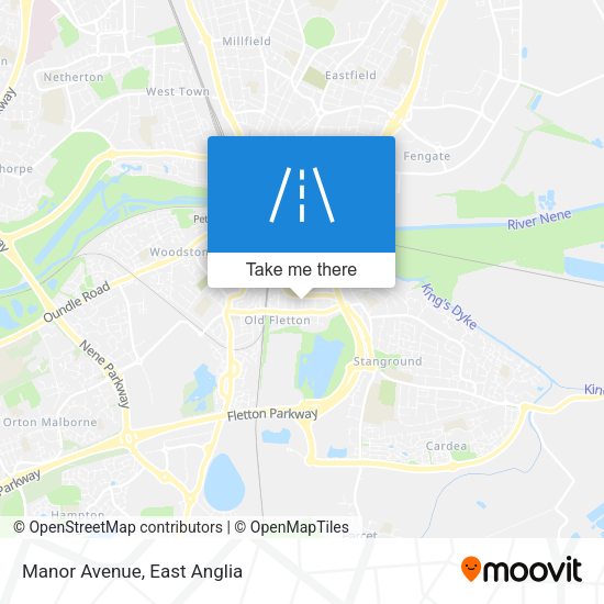 Manor Avenue map