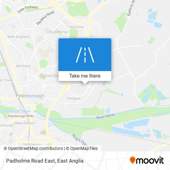 Padholme Road East map