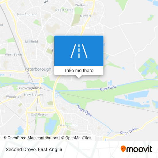 Second Drove map