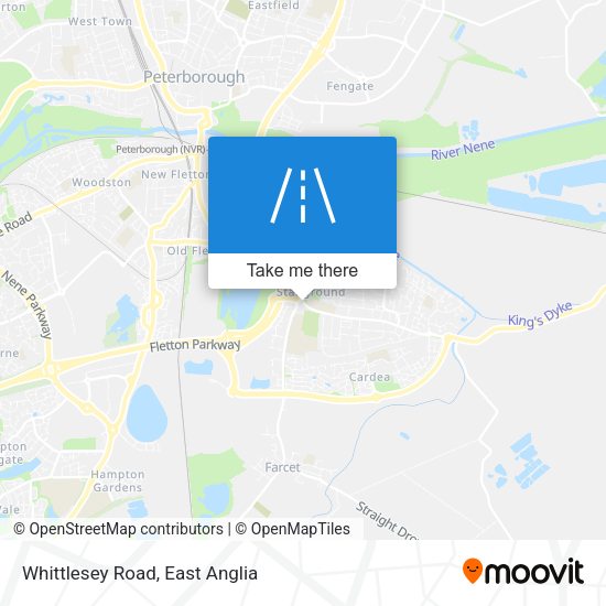 Whittlesey Road map
