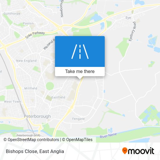 Bishops Close map