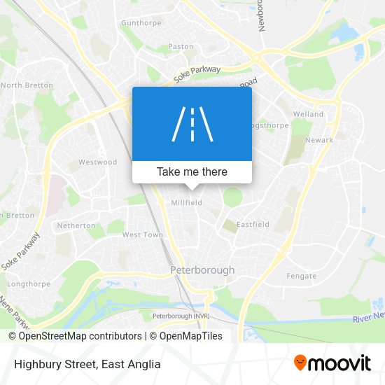 Highbury Street map