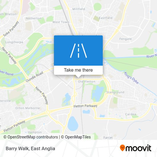 Barry Walk map