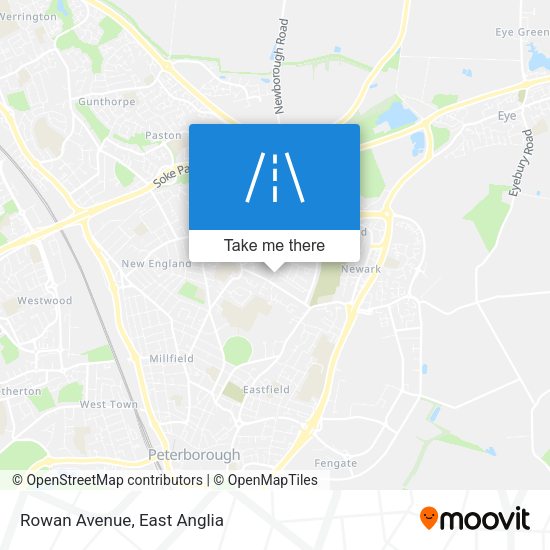 Rowan Avenue map