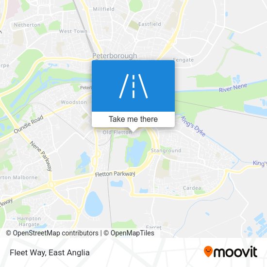 Fleet Way map