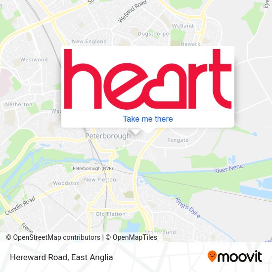 Hereward Road map