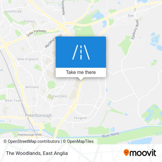 The Woodlands map