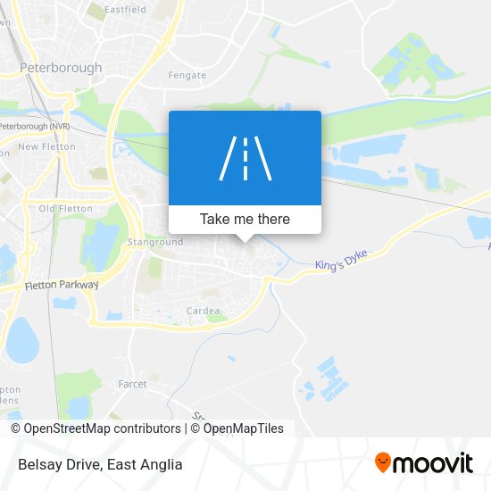 Belsay Drive map