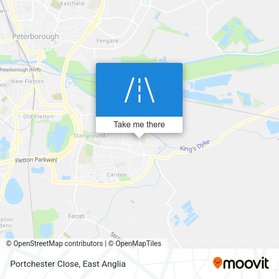 Portchester Close map