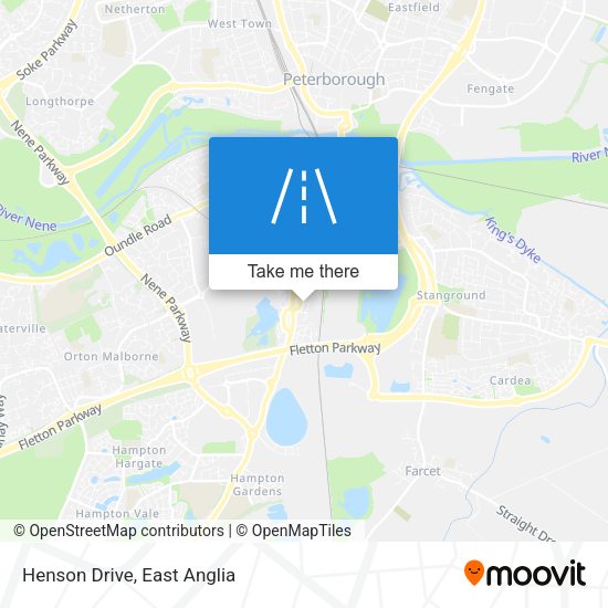 Henson Drive map