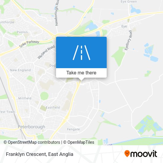 Franklyn Crescent map