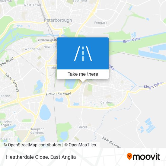 Heatherdale Close map