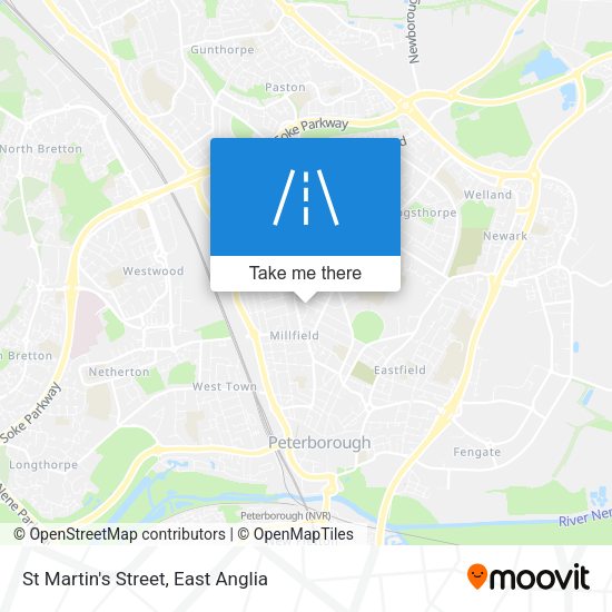 St Martin's Street map