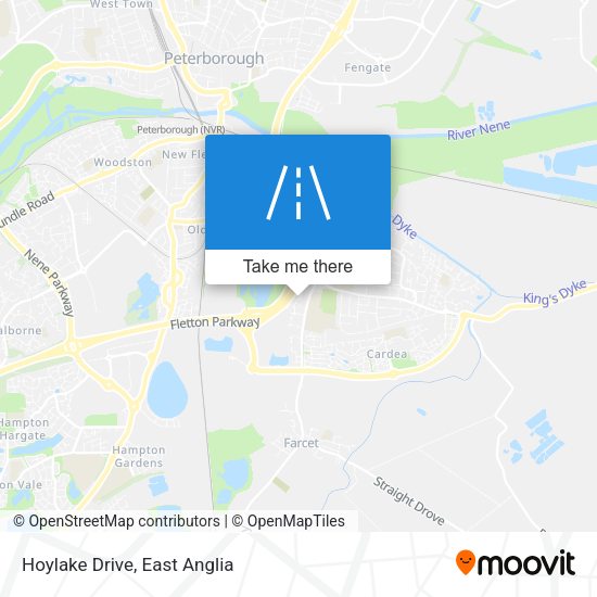 Hoylake Drive map