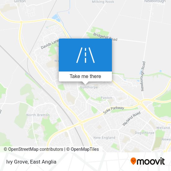 Ivy Grove map