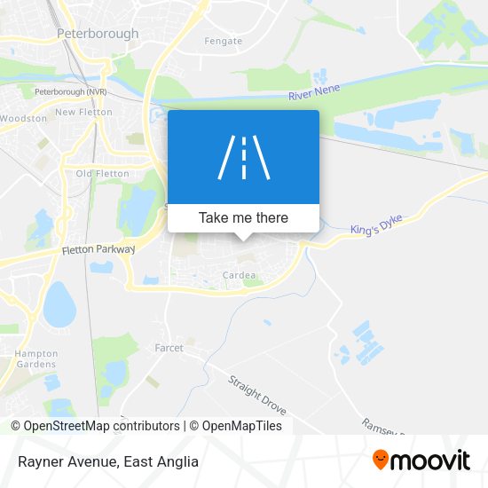 Rayner Avenue map