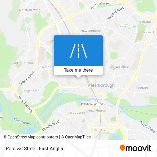 Percival Street map