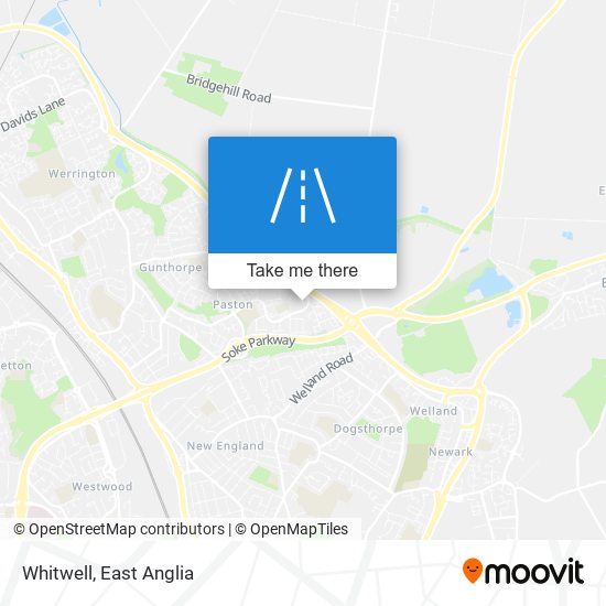Whitwell map