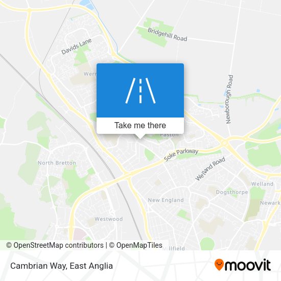 Cambrian Way map