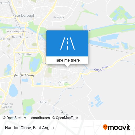Haddon Close map