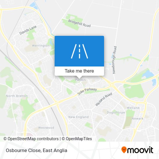 Osbourne Close map