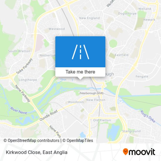 Kirkwood Close map