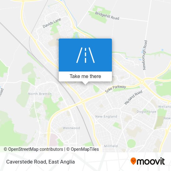 Caverstede Road map