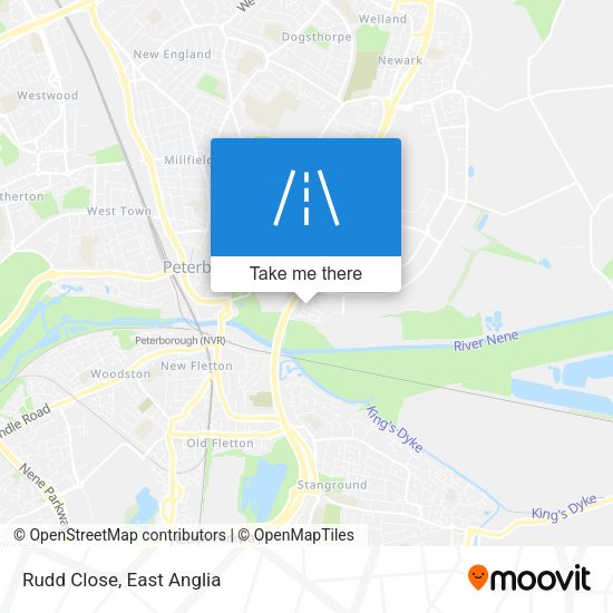 Rudd Close map