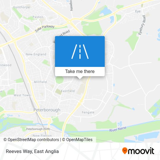 Reeves Way map