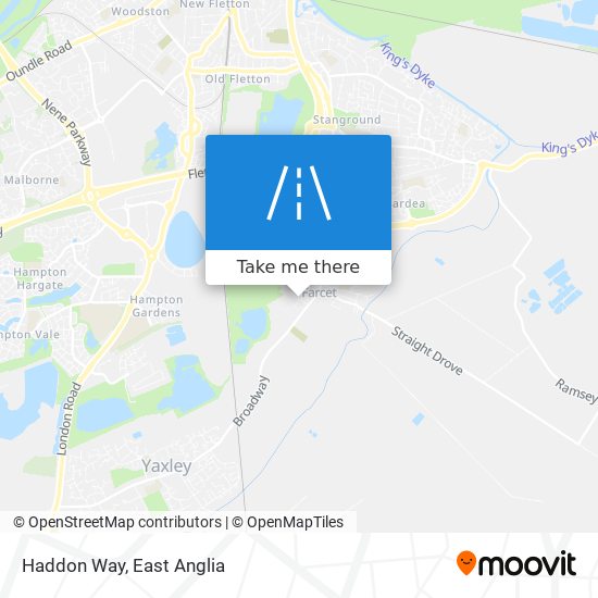 Haddon Way map