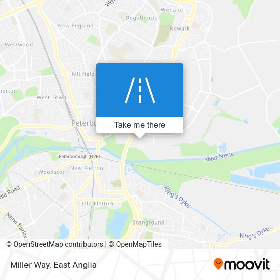 Miller Way map
