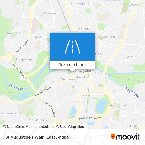 St Augustine's Walk map