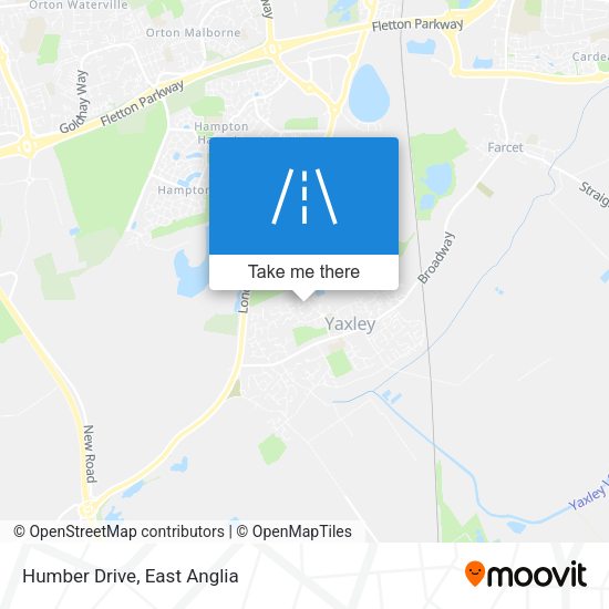Humber Drive map