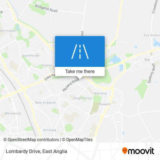 Lombardy Drive map