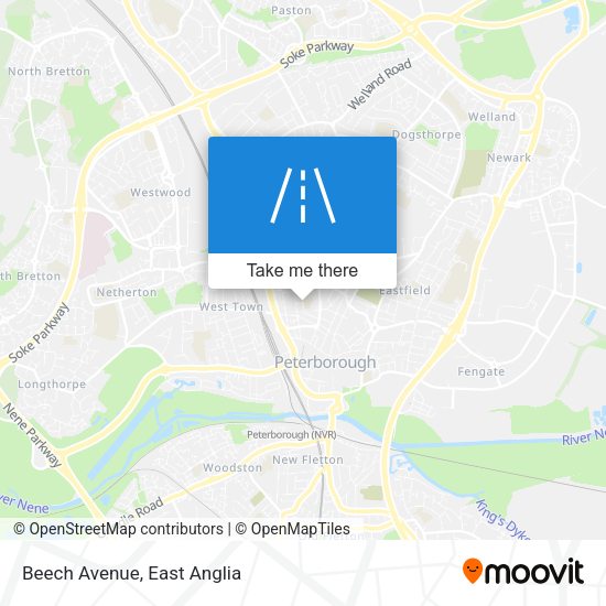 Beech Avenue map