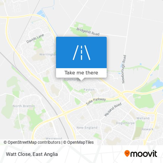 Watt Close map
