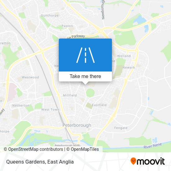 Queens Gardens map